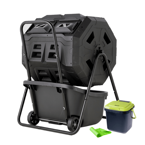 Maze 160L Roto Twin Compost Tumbler Mega Bundle