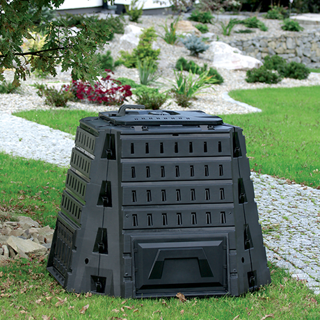 Home Composter In the Garden