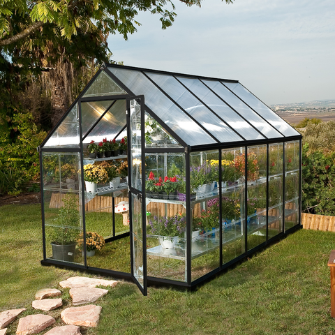 Palram Hybrid Greenhouse 6x10 Entrance View