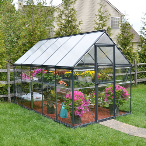 Palram Hybrid Greenhouse 6x10 In The Garden