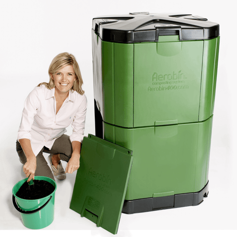 aerobin 400 litre compost bin actual view 2