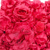 Image of Artificial Flower Wall Close Up Flowers