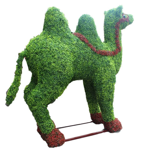 fake topiary animals full view