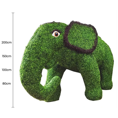 fake topiary animals sizes