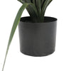 Image of Faux Yucca Grass Pot View