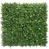 Image of OPEN BOX OF 2 X Artificial Flowering Buxus Panel 1m UV Stabilised