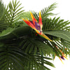 Image of Artificial Hanging Tropical Plant Arrangement Foliage