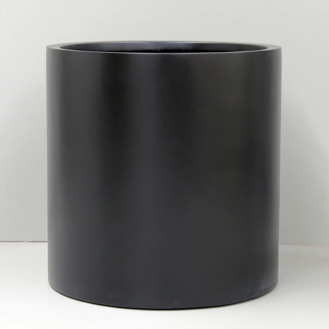 extra large lightweight outdoor pots black