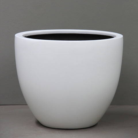 Balcony Lite White Egg Pot