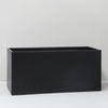 Image of lightweight trough planter black