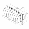 Image of Maze Bella Greenhouse With Dimensions