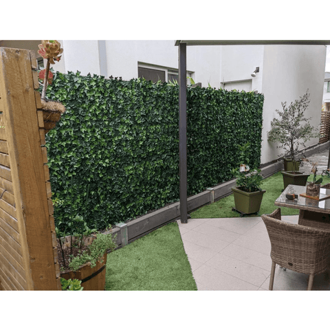 artificial garden wall in the garden