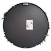 Image of Colour Fresh Artificial Green Wall Disc 100cm Black Back View