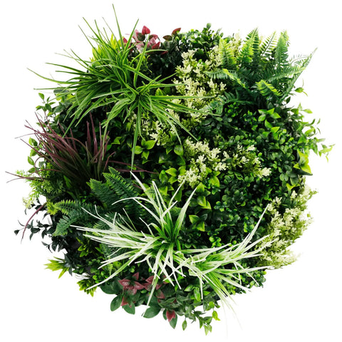 Colour Fresh Artificial Green Wall Disc 60cm Main View