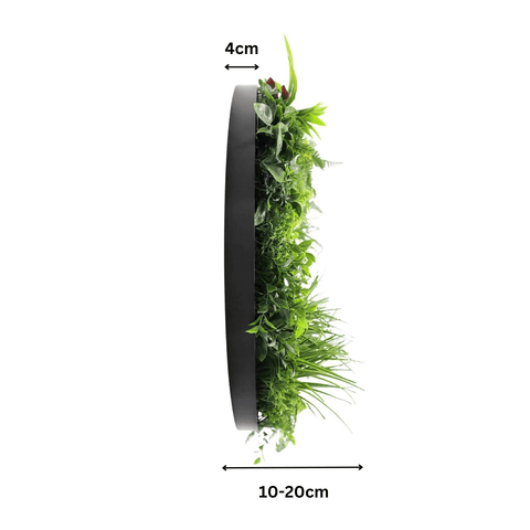 Country Fern Artificial Green Wall Disc UV Stabilised