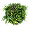 Image of Artificial Green Wall Disc White Country Fern Disc 60cm white main view