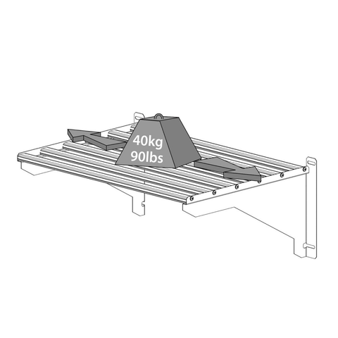 Palram Heavy Duty Shelf Kit Weight