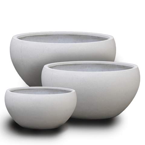 Ivory Terrazzo Lightweight Hibachi Bowls Set Of 3