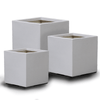 Image of Lightweight Ivory Lite Terrazzo Cube Planter Set of 3