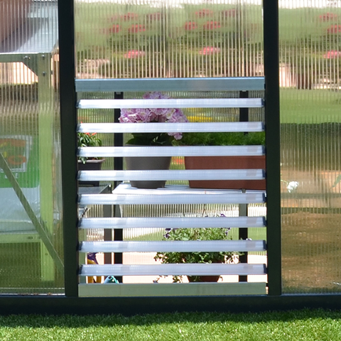 Greenhouse Louvre Window In The Garden