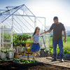 Image of Maze 10'x16' Balance Greenhouse Entrance View