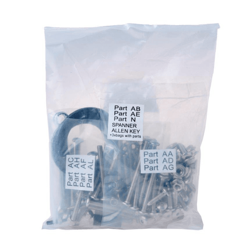 Maze 245L Premium Twin Compost Tumbler Fasteners