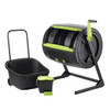 Image of Maze 245L Premium Twin Compost Tumbler Mega Bundle