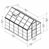 Image of Palram Harmony 6x10 With Dimensions