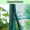 Image of crop cage zippered doors