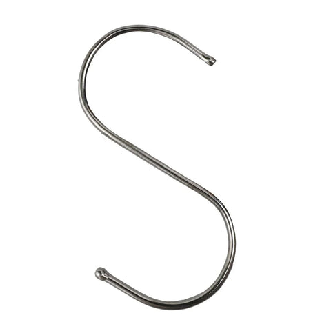 Stainless Steel Hanging S Hooks 25 Pieces Full View