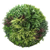 Image of Slimline Artificial Green Wall Disc 100cm black main view