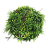 Image of Artificial Green Wall Disc White Country Fern Disc 80cm white diameter