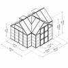 Image of Palram Victory Greenhouse With Dimensions