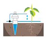 Image of Maze Moisture Sensing Automatic Drip Irrigation System