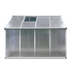 Image of 2.4m x 1.9m x 1.9m Polycarbonate Aluminium Greenhouse