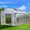 Image of 3.1m x 2.5m Polycarbonate Aluminium Greenhouse