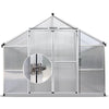 Image of 3.1m x 2.5m Polycarbonate Aluminium Greenhouse