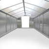 Image of 3.1m x 2.5m Polycarbonate Aluminium Greenhouse