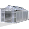 Image of 3.1m x 2.5m Polycarbonate Aluminium Greenhouse