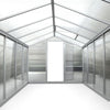 Image of 3m x 2.5m Polycarbonate Aluminium Greenhouse