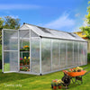 Image of 4.2m x 1.9m Polycarbonate Aluminium Greenhouse