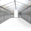 Image of 4.2m x 2.5m Polycarbonate Aluminium Greenhouse