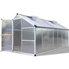 Image of 4.2m x 2.5m Polycarbonate Aluminium Greenhouse