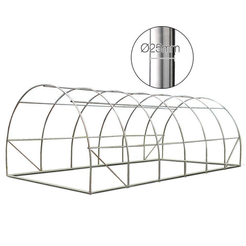 6m All Weather Tunnel Greenhouse