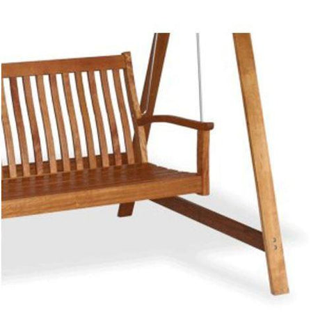 Adult Hardwood Garden Swing Seat With Canopy