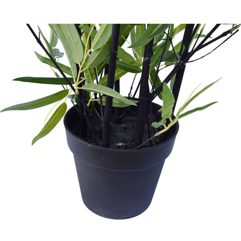Artificial Black Bamboo Tree With Real Touch Leaves - 160cm