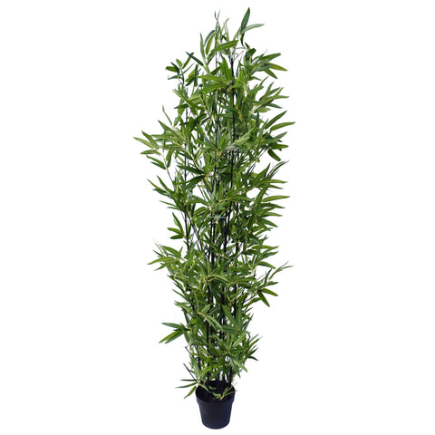 Artificial Black Bamboo Tree With Real Touch Leaves - 160cm