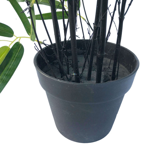 Artificial Black Bamboo Tree With Real Touch Leaves - 180cm