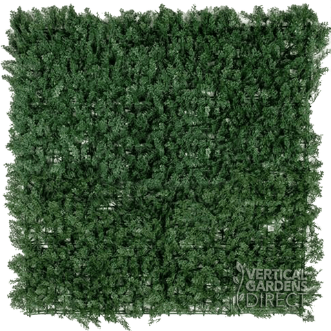 Artificial Leyland Cypress Hedge 1m x 1m Plant Wall Screening Panel UV Protected