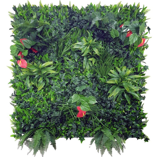 Artificial Mixed Jungle Vertical Garden 1m x 1m Plant Wall Screening P ...